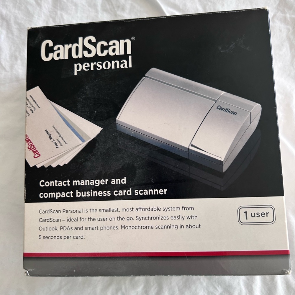 CardScan Personal Business Card Scanner